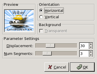 Blinds filter options