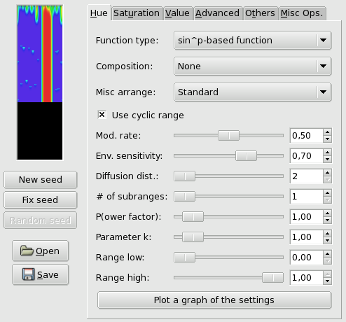 CML Explorer filter options(Hue)