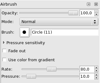 Airbrush options