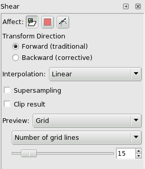 Shear tool options